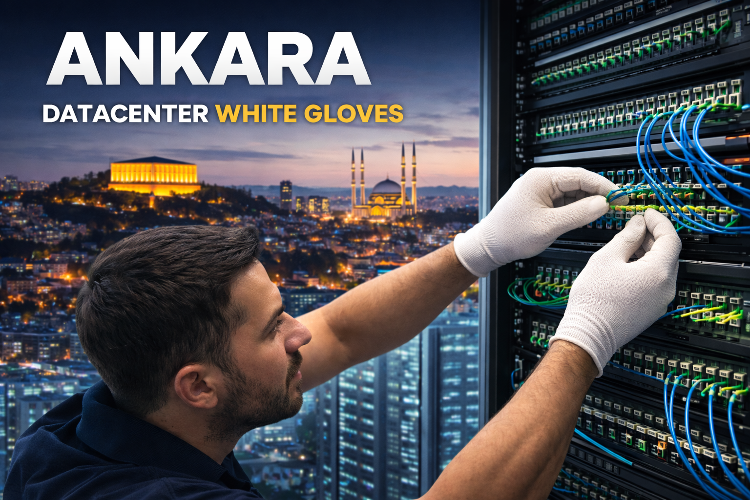 Ankara Datacenter White Gloves: Smart Hands & Break-Fix Support for Uptime-Critical Sites