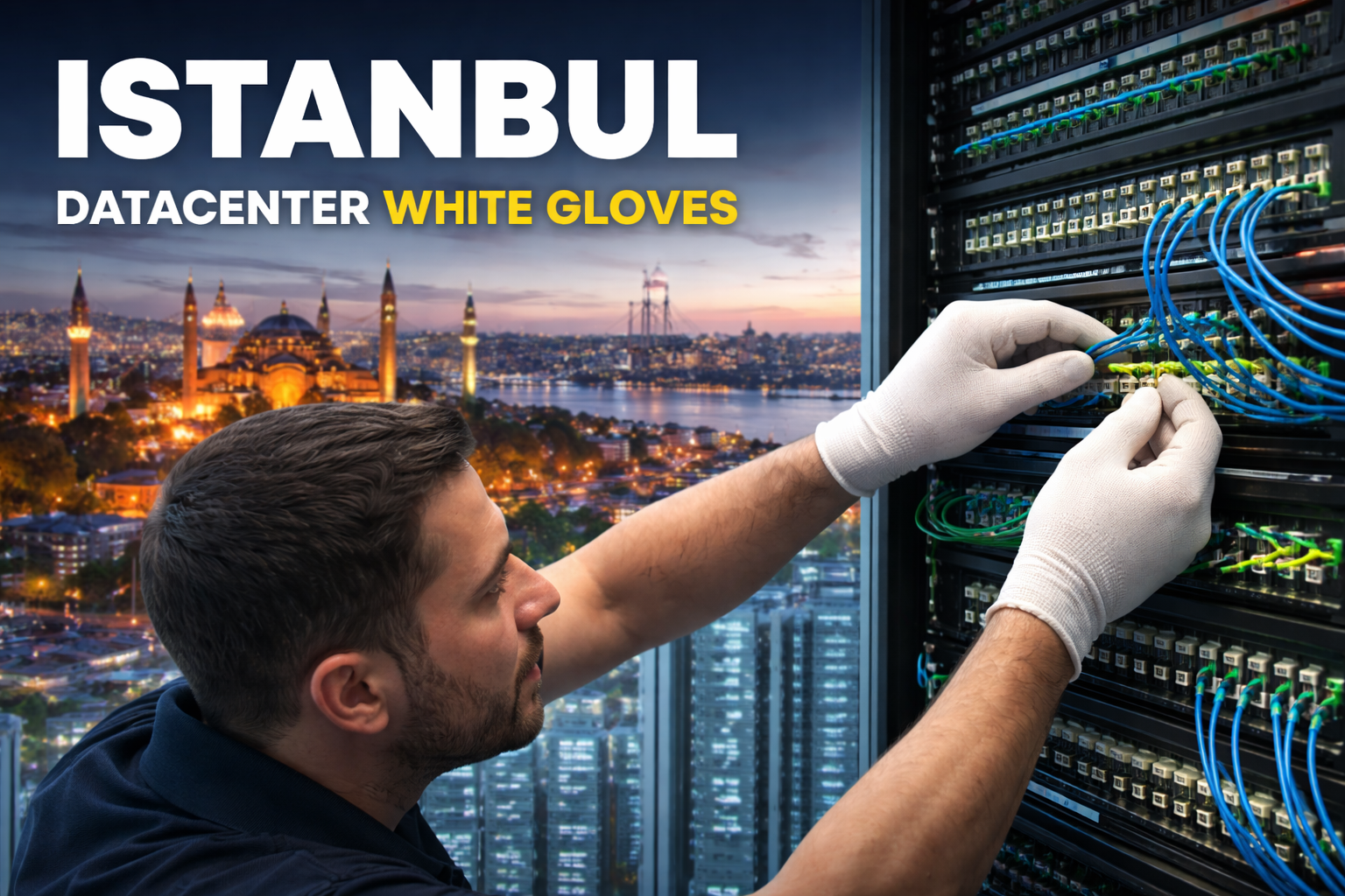 Istanbul Datacenter White Gloves: Smart Hands & Break-Fix Support That Protects Uptime